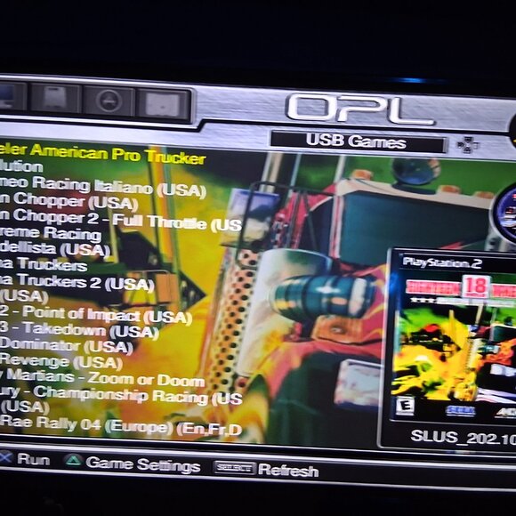 512GB, SSD for PS2 with Racing Collection - Picture 3 of 8